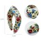 Wrapables Wide Knotted Headbands, Top Knot Headbands for Women and Girls, Floral